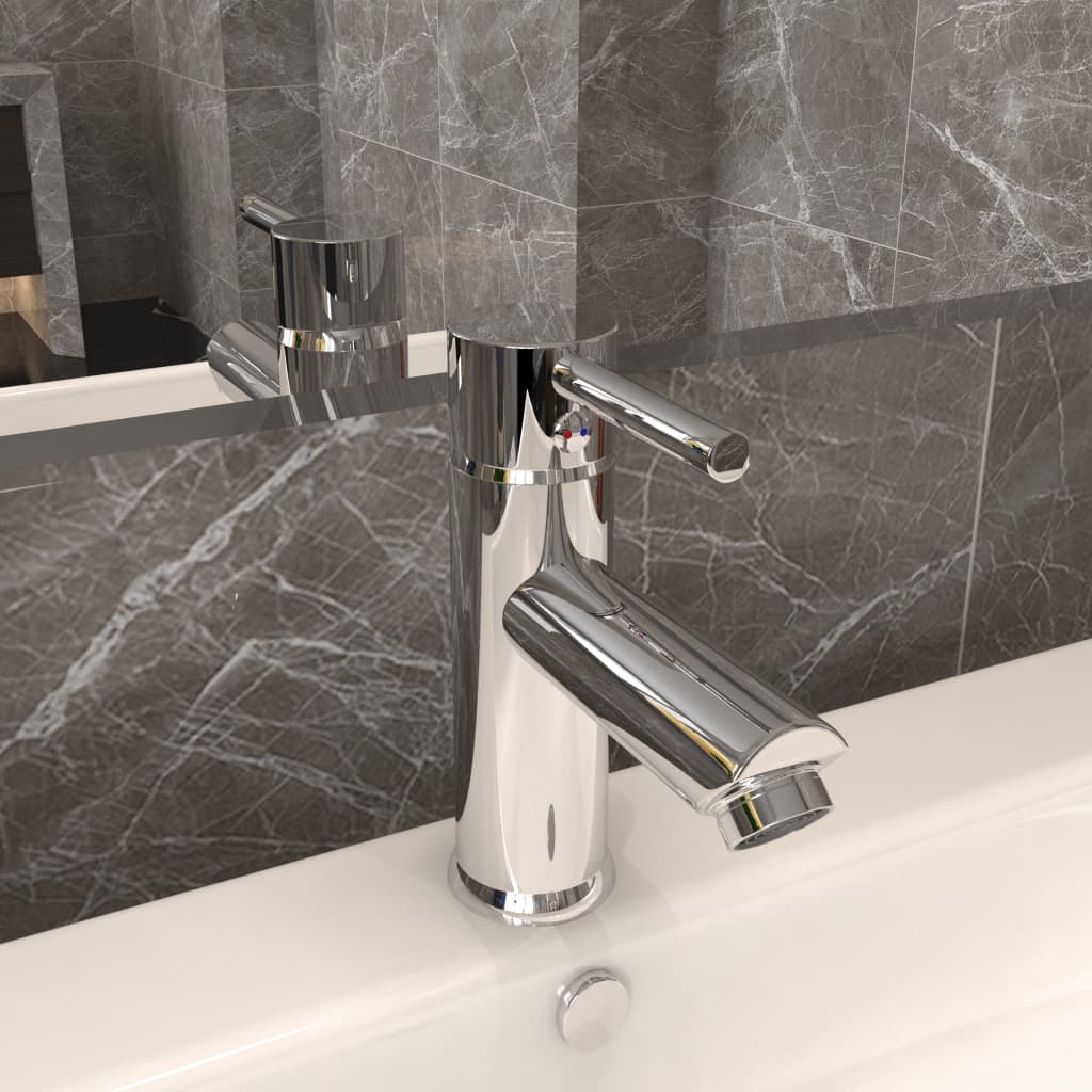 Badrumsblandare kromad finish 130x176 mm