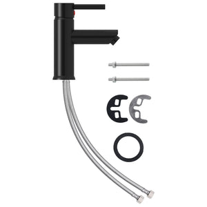 Badrumsblandare svart 130x176 mm