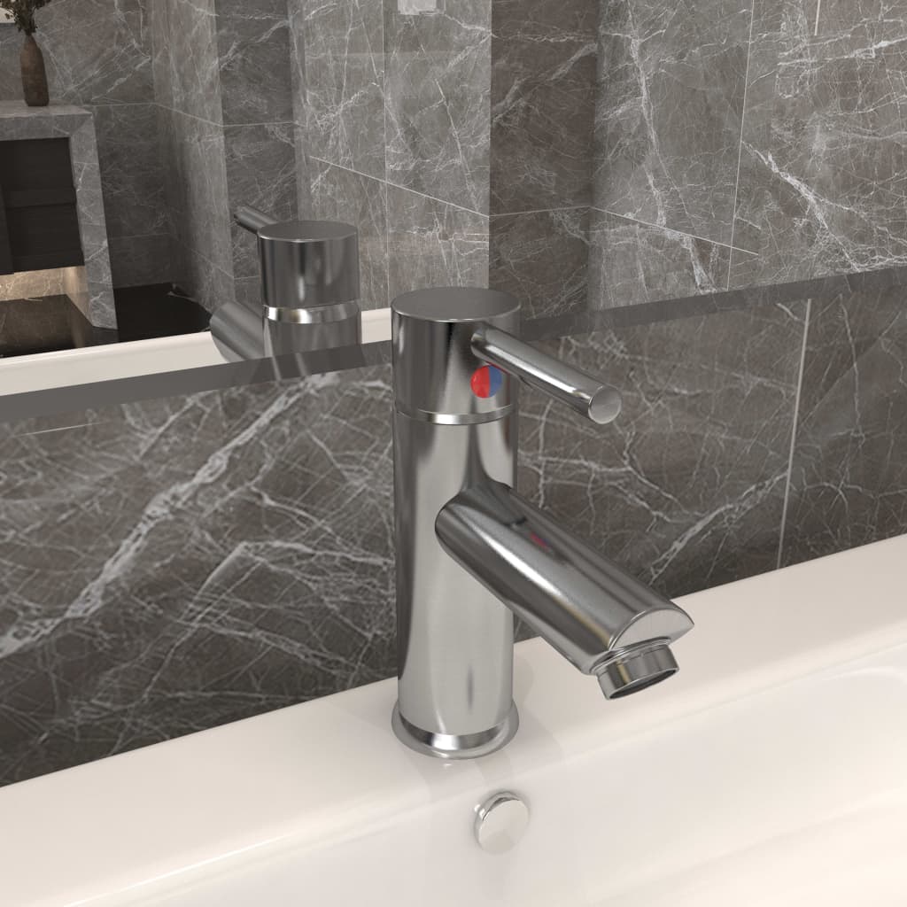 Badrumsblandare silver 130x176 mm