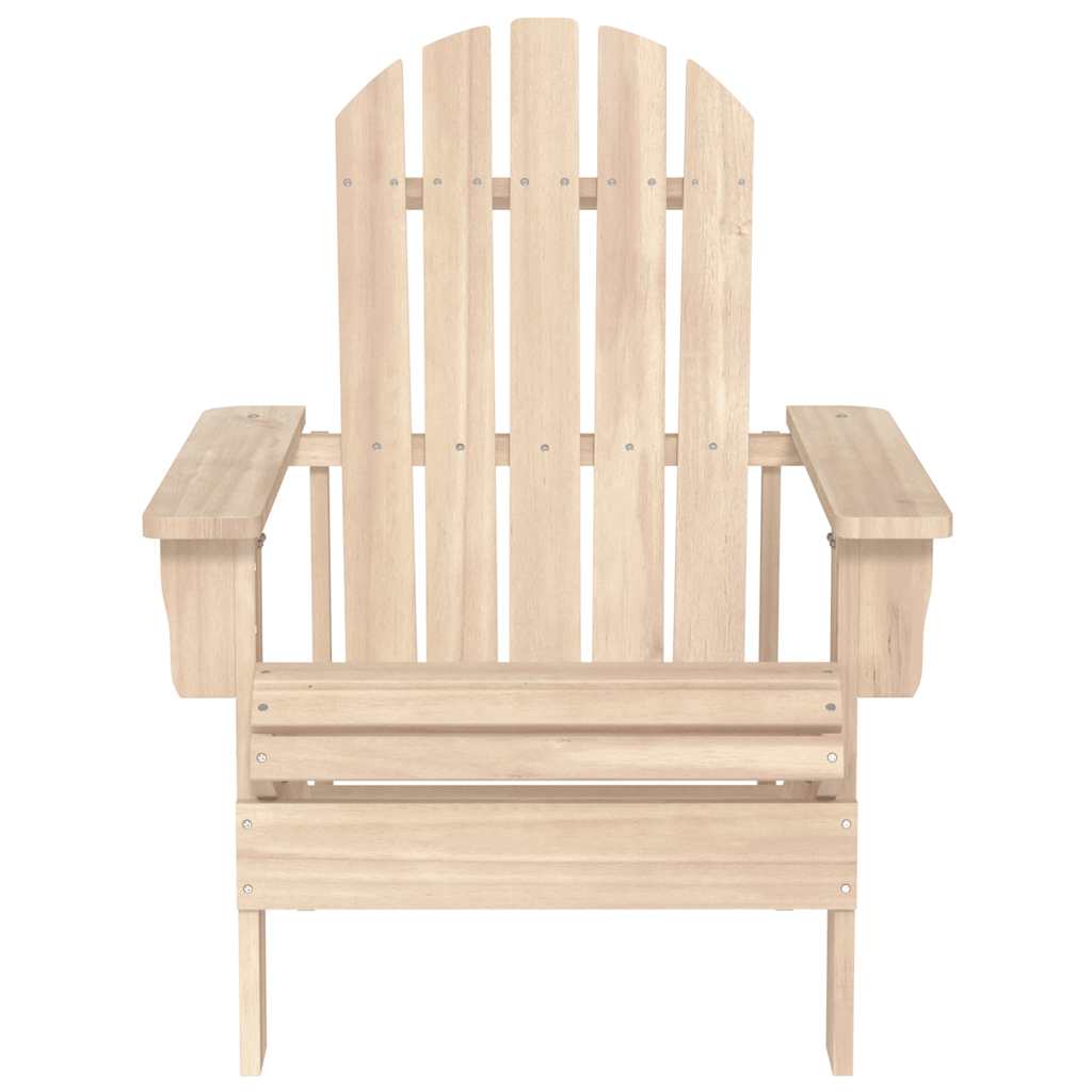 Adirondackstol massivt granträ