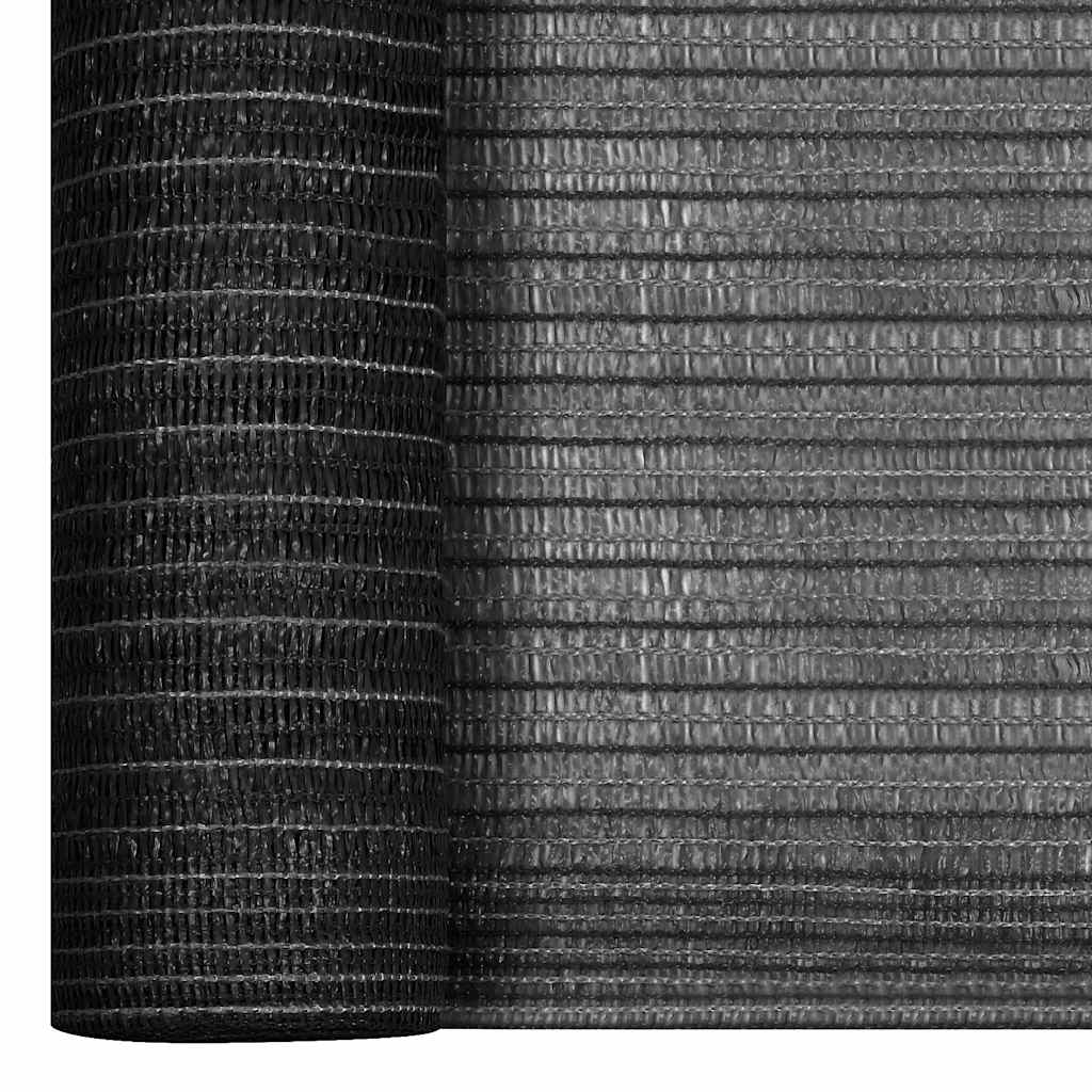 Insynsskyddsnät antracit 1,2x50 m HDPE 195 g/m²