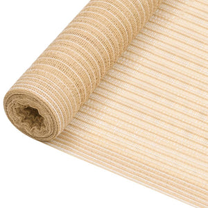Insynsskyddsnät beige 1,2x10 m HDPE 150 g/m²
