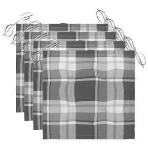 Trädgårdsstolar 3 st med dynor massivt akaciaträ