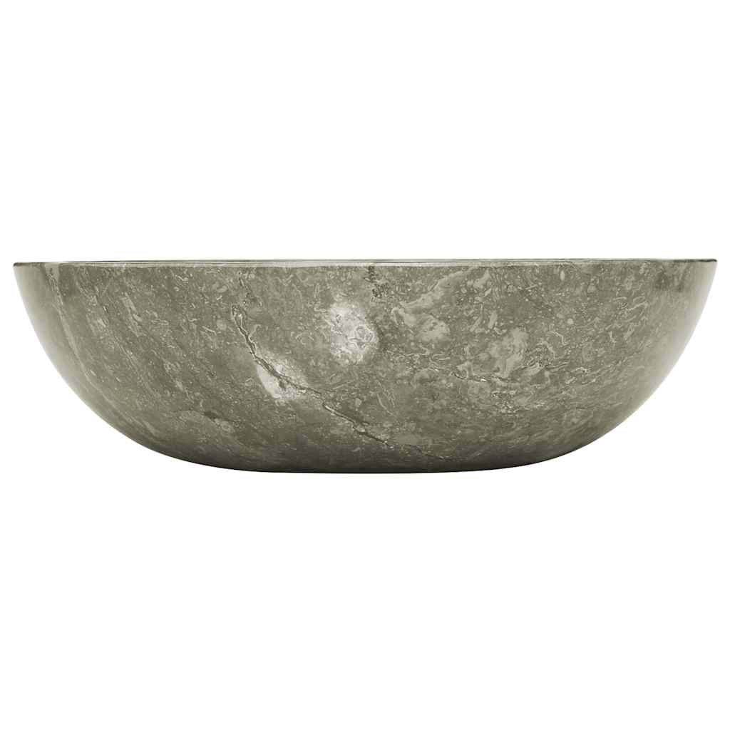 Handfat grå Ø40x12 cm marmor