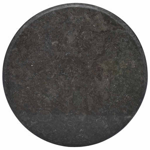 Bordsskiva svart Ø60x2,5 cm marmor