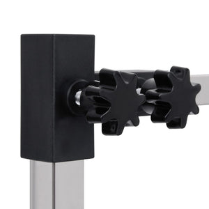 Trimbord för hundar med 2 koppel och korg