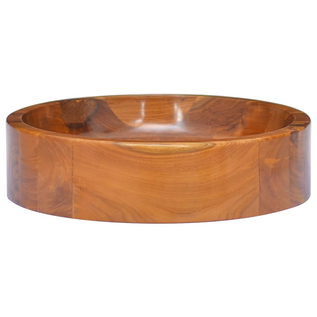Handfat i massiv teak Φ40x10 cm