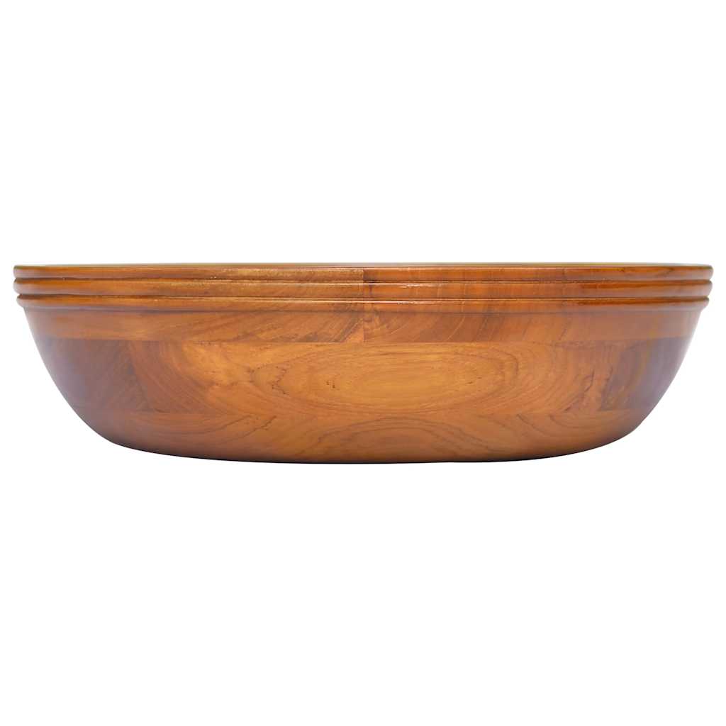 Handfat i massiv teak Φ40x10 cm