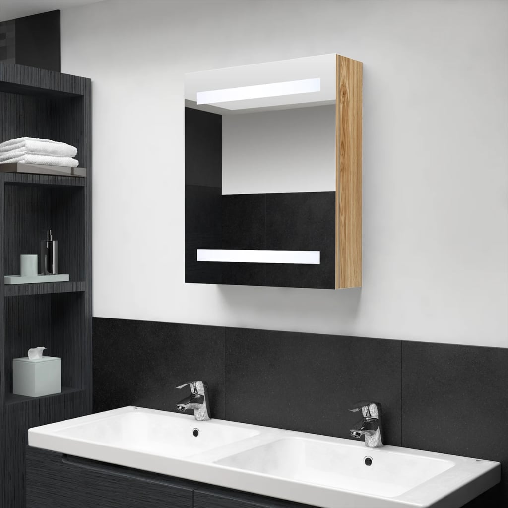 Badrumsspegel LED ek 50x14x60 cm