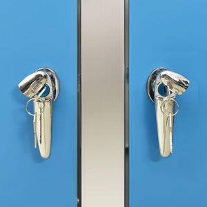 Skjul till tre sopkärl 207x77,5x112,5 cm rostfritt stål