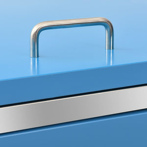 Skjul till fyra sopkärl 276,5x77,5x112,5 cm rostfritt stål