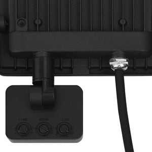 Strålkastare med sensor 30 W LED varmvit