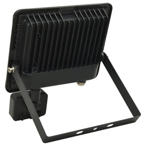 Strålkastare med sensor 50 W LED varmvit