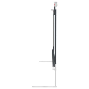 Sängskena för barn mörkgrå 150x25 cm tyg