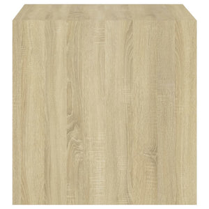 Väggskåp sonoma-ek 37x37x37 cm konstruerat trä