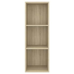 Väggmonterad tv-bänk somona-ek 37x37x107 cm konstruerat trä