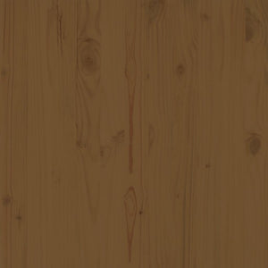 Trädgårdspall 70x70x30 cm honungsbrun massiv furu