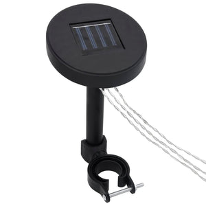 Paviljong myggnät och ljusslinga LED 4x3x2,73 m taupe 180 g/m²