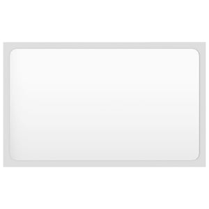 Badrumsmöbler set vit konstruerat trä