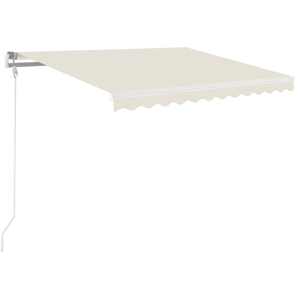 Automatisk markis 350x250 cm gräddvit