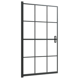 Duschvägg ESG 80x140 cm svart