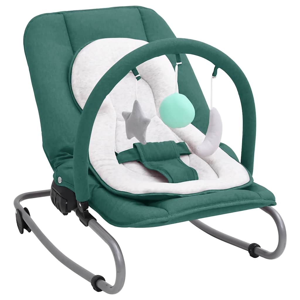Babysitter grön stål