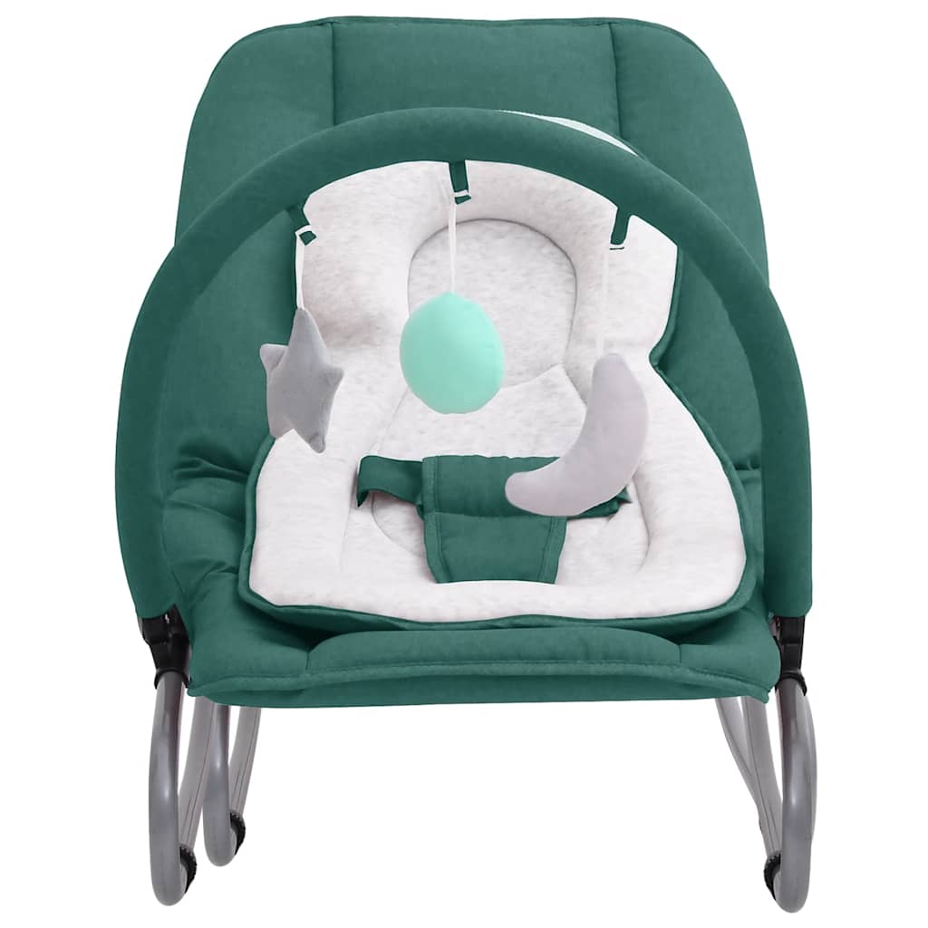 Babysitter grön stål