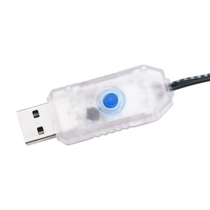 Ljuskon för julgran 200 LED inne/ute 98x150 cm