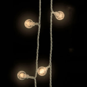 Ljusslinga 40 m kulor 400 lysdioder varmvit 8 funktioner