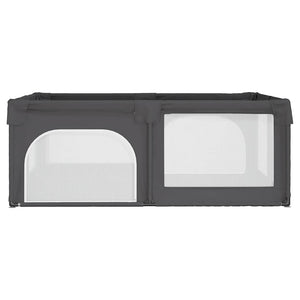 Lekhage med 2 dörrar mörkgrå oxfordtyg