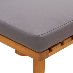 Trädgårdsbänk 200x65 cm massivt akaciaträ