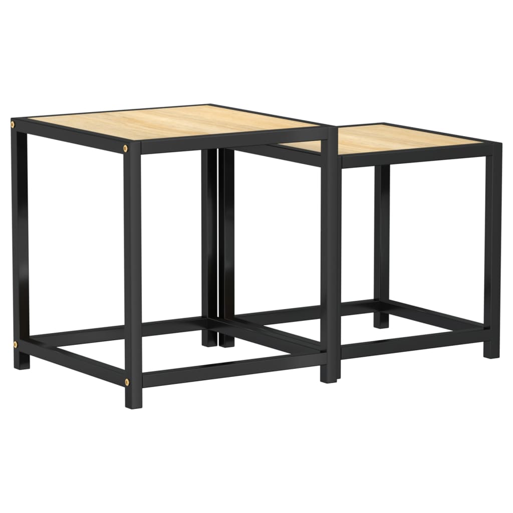 Tebord 2 st MDF sonoma-ek
