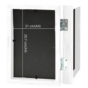 Tvådelad fotoram vit 2x(21x29,7 cm)