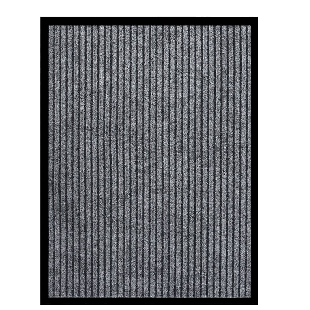 Dörrmatta grårandig 60x80 cm