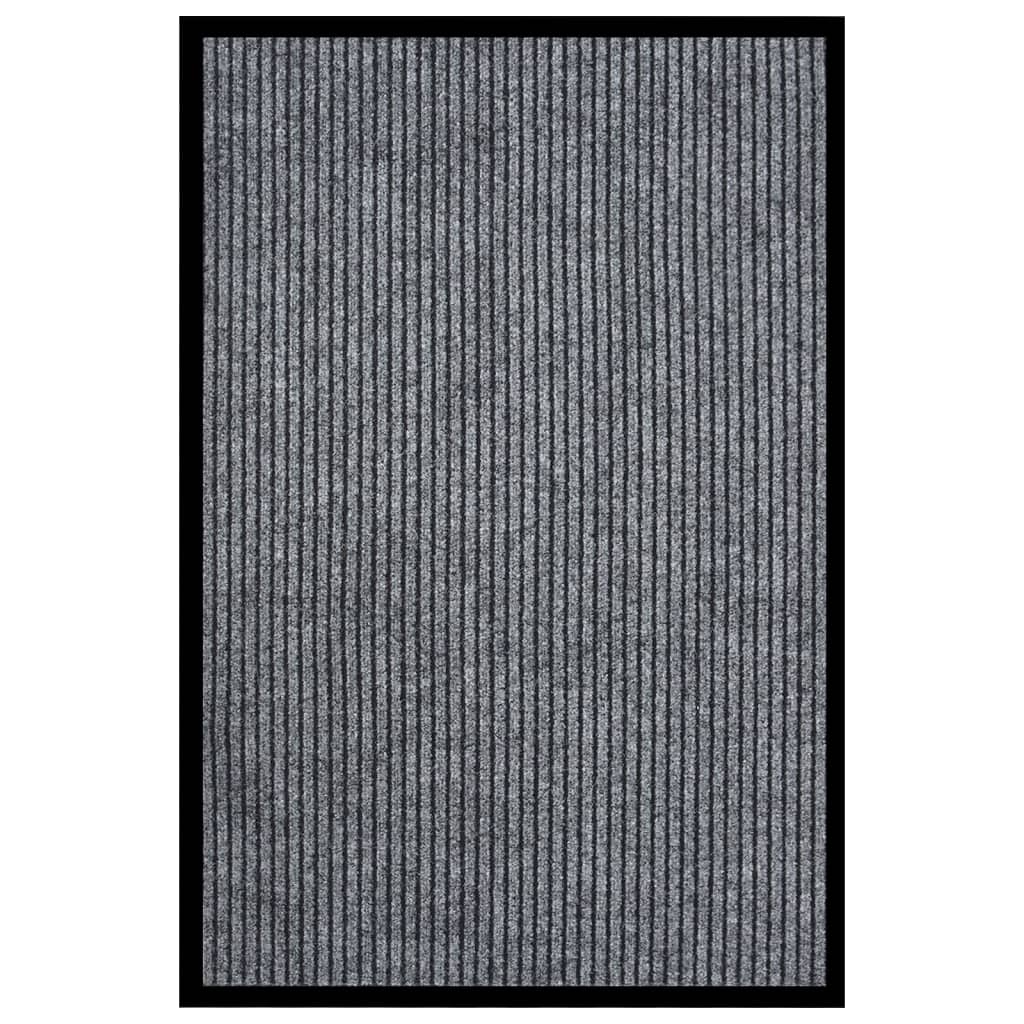 Dörrmatta grårandig 80x120 cm