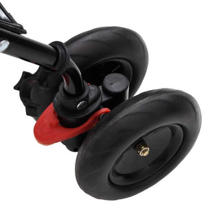 Paraplyvagn ljusgrå och svart stål