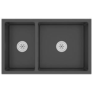 Diskho svart rostfritt stål