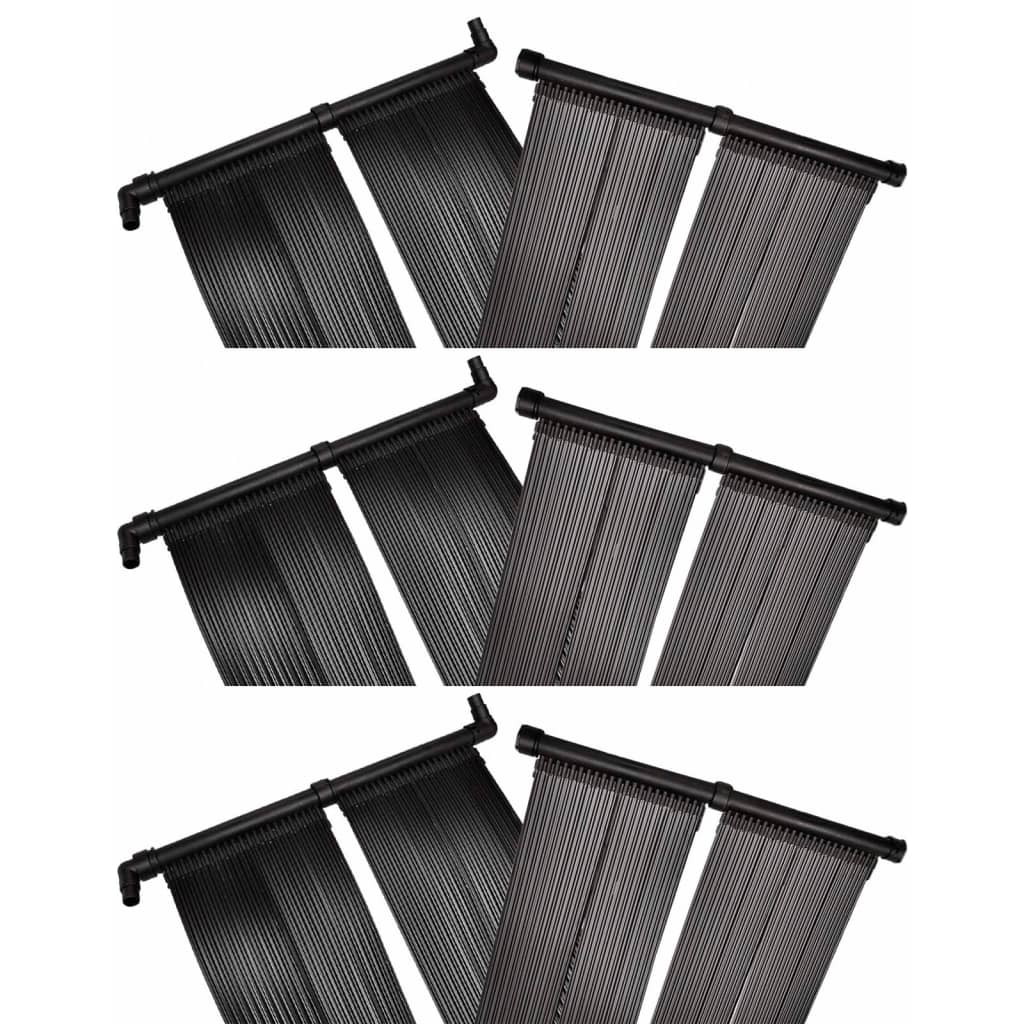 Solfångare till pool 6 st 80x620 cm