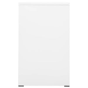 Dokumentskåp vit 46x62x102,5 cm stål
