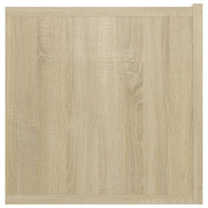 Hängande TV-skåp 2 st sonoma-ek 60x30x30 cm