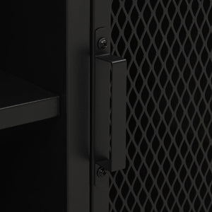 TV-skåp grå 105x36x47 cm metall och MDF