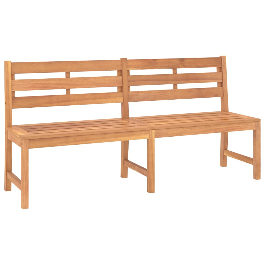 Trädgårdsbänk 180 cm massiv teak