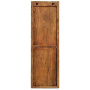 Klädhängare väggmonterad 2 st 36x3x110 cm återvunnet trä