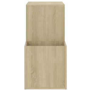 Skoskåp sonoma-ek 105x35,5x70 cm konstruerat trä