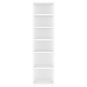 Skoskåp vit 27,5x27x102 cm konstruerat trä