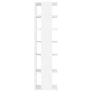 Skoskåp vit 27,5x27x102 cm konstruerat trä