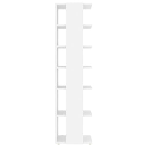 Skohyllor 2 st vit 27,5x27x102 cm konstruerat trä