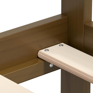 Dagbädd honungsbrun massiv furu 90x200 cm