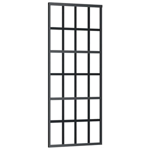 Skjutdörr med beslagset ESG glas och aluminium 76x205 cm