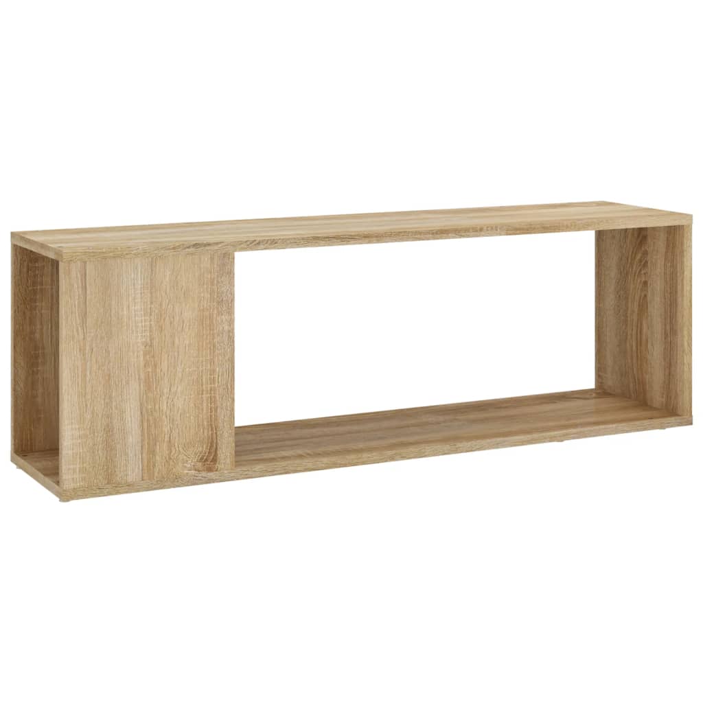 Tv-bänk sonoma-ek 100x24x32 cm konstruerat trä
